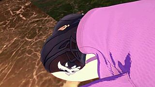 eula lounges by the pool in genshin impact, part 1, looking so seductive, she whispers