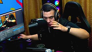 Martina Oliveira checks out Ruan's impressive size in the shack.