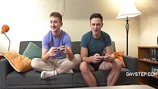 Jock Sneaks Around With Gay Step Bro In Private Session - Cole Blue, Colton Fox