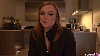 German Scout Picks Up Redhead Hobby Whore Alice for First Camera Fuck