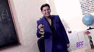 Lezzie bff aletta ocean and amanda black have lesbo trouble with toys.