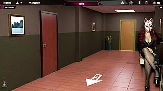 steps of debauchery 50 - naked girl in the cafe