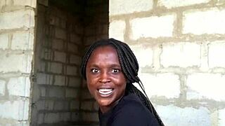 Crazy bitch stripteases, trousers down, showing gstring