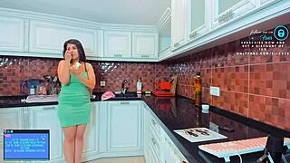 i got her to clean the kitchen in a fun teen cosplay chat