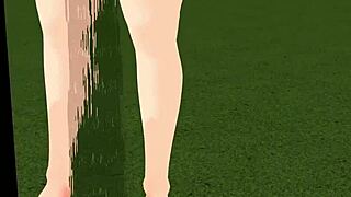 Kyo animation shows a plump girl playing tennis