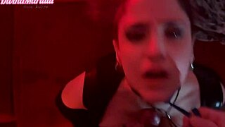 They destroy my ass and fill it with cum in first BDSM!