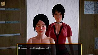 hey, check out my new family in this homemade anime hentai adventure