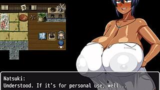 Tanned girl natsuki hentai game ep 15 hot naked photoshooting turned into massage.