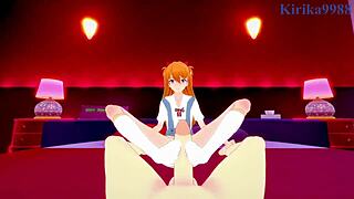 Rei Ayanami And Asuka Langley Soryu In Intense POV Sex Scene From Neon Genesis Evangelion Hentai.
