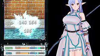 Watching two brothers fuck a witch in online NTR game part 4
