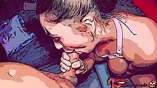 Intense Halloween banging with hot clown Miriam Prado