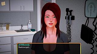 Discovering my new family in redhead cartoon game 336