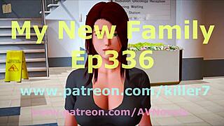 Discovering my new family in redhead cartoon game 336