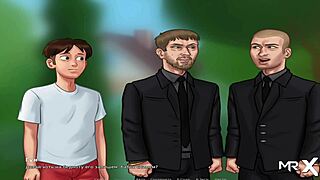 in summertimesaga, she grabbed all the cash in episode 1 scene 66.