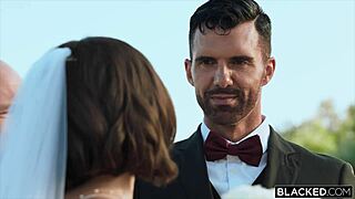 Tushy bride Eve dives into first anal adventure at Vixen hotel with deep action