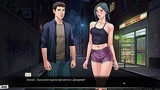 Ebony beauty gets pounded doggystyle outdoors with natural tits bouncing. Our Red String gameplay part 16 goes hard!