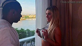 Blasting Huge Cock in Bedroom with Blonde!
