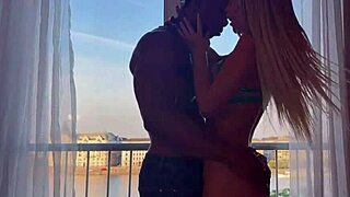 Blasting Huge Cock in Bedroom with Blonde!