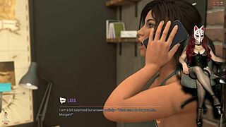 croft adventures ep 14 - sexy cosplayer playin around in shower