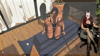 croft adventures ep 14 - sexy cosplayer playin around in shower