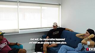 Seduciendo al Amigo Gay de Mi Hermanastro Solos en Casa, Qué Calor! 🔥