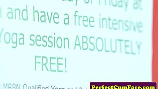 oops, didn’t mean to join, but naturist yoga turned into a wild threesome