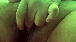 She's just masturbating and squirting all over the place.