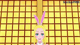 Shizuka Mikazuki and Beatrix Amerhauser Bunny Girls in Intense POV Hentai Sex