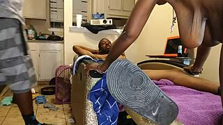 cuckold hooks african american girl with huge dick for sucking