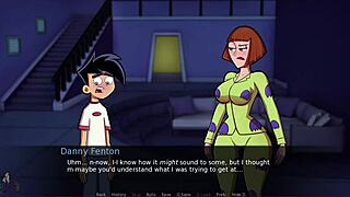 danny phantom amity park, maddie gets me so worked up with her moves!