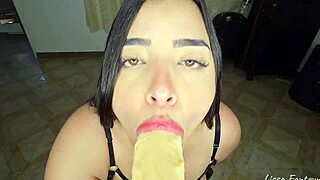 In this POV session, I play with my big dildo until I achieve a squirting orgasm.