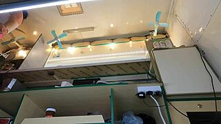 This crazy girl flashes upskirt at work for extra cash without a second thought