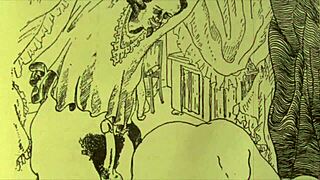 Vintage Erotic Drawings From Retro Anime Hentai