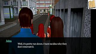 I love my new family in this erotic game