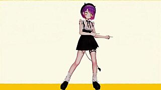 Hey, check out this Hololive poke dance animation