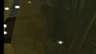 Lazy Anime Character Bent Over In CREAMY DOGGYSTYLE Pose