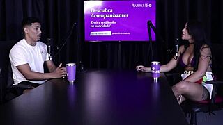 swingers' interview gets wild with brazilian cuckold play. fabricio nunes spills on sheer red.