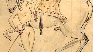 Hey, remember those vintage cartoon vibes with hairy retro action? Pure old-school anime fun!