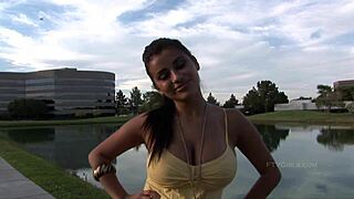 can you believe alexa loren getting nude under sprinklers?