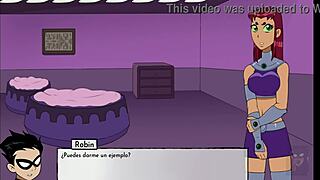 Kitten Breaks Starfire's Ass in Anal Scene