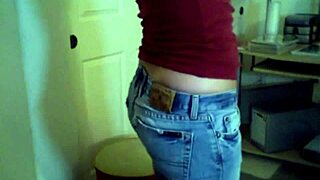 Naughty Teen Feels Excited Taping Her Ass and Tits on Webcam