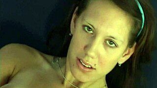 Oh My! Vintage Casting Couch Teen Masturbates and Cums on Sofa!