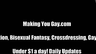 Bold Gay Blowjob With Toys