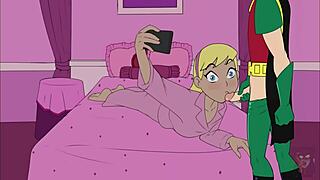 Kitten Breaks Starfire's Ass in Anal Scene