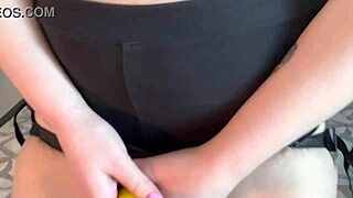 FAT CURVY MILF GIVES JERK OFF INSTRUCTIONS WHILE PEGGING