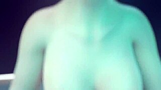 Hot Futanari Action by the Pool, Sexy Girl Sucks and Shemale Pounds Hard with Cum Finish