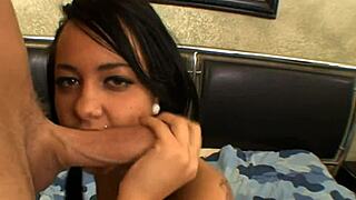 tasteful shlong engulfing delight with petite amateurs