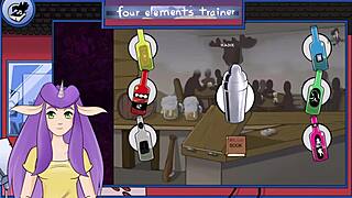 Pregnant Azula Showers Muscularly in Rough Anime Voyeur Scene