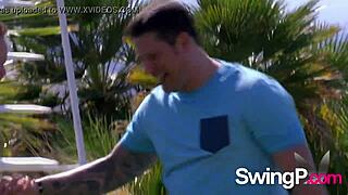 Ever Tried Oral Sex in a Naughty Outdoor Game? These Horny Swingers Sure Did!