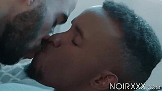 Tattooed teen deepthroats big black cock in 69